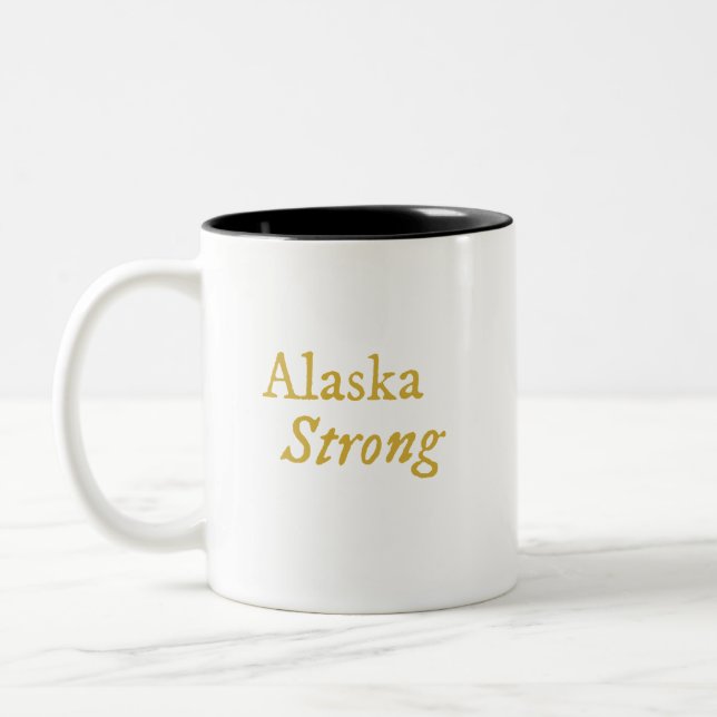 Mug de café fort de l'Alaska (Gauche)