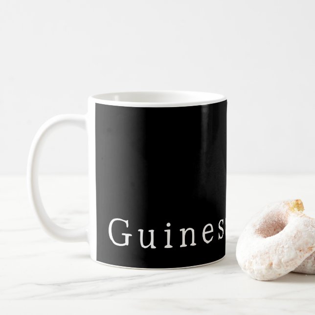 Mug de café Guiness (Avec donut)