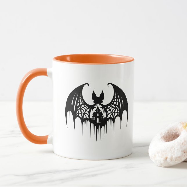 Mug de café Halloween (Avec donut)