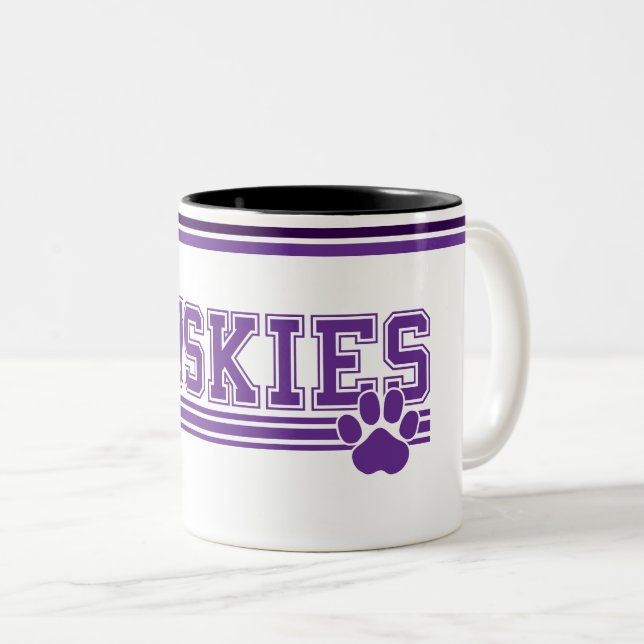 Mug de café Husky (Devant droit)