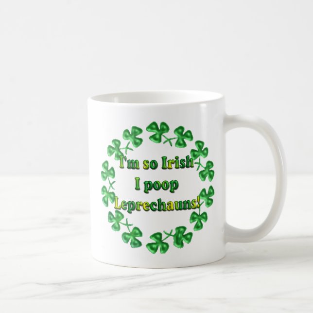 Mug de café irlandais amusant (Droite)