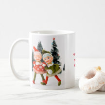 Mug de café, Joyeux elfe de Noël