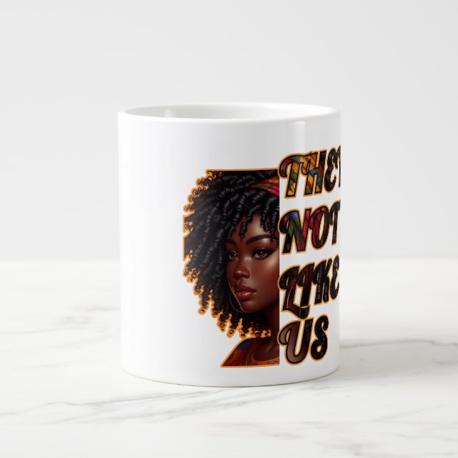 Mug de café Jumbo 20-Ounce - Ils ne nous aiment pa (Devant)