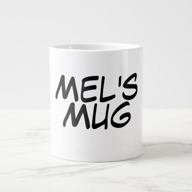 Mug de café Jumbo personnalisé (Devant)