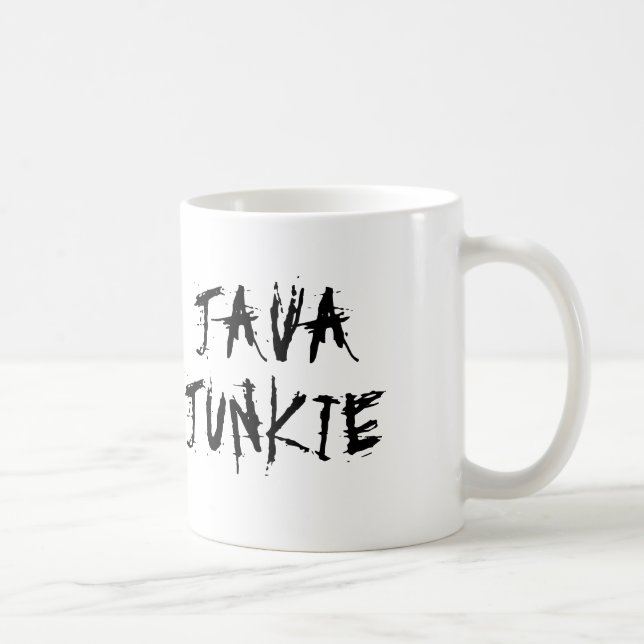 Mug de café Junkie Java (Droite)