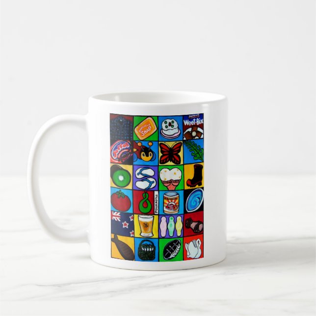 Mug de café Kiwiana (Gauche)