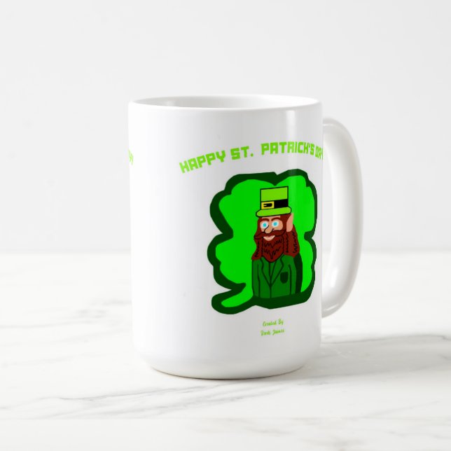 Mug de café magique de Leprechaun (Devant droit)