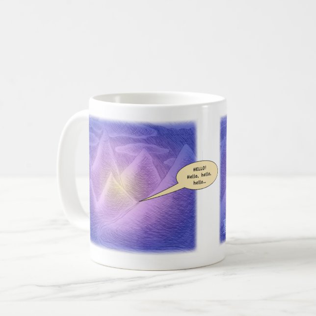 Mug de café magique des montagnes (Devant gauche)