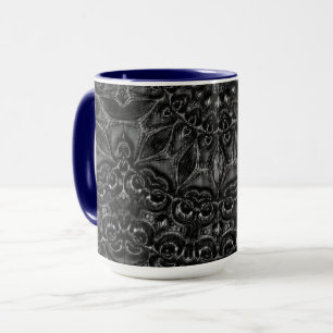 Mug de café Mandala au charbon de bois