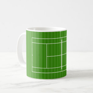 mug de café MARQUAGE DE LIGNE DE TERRAIN DE TENNIS