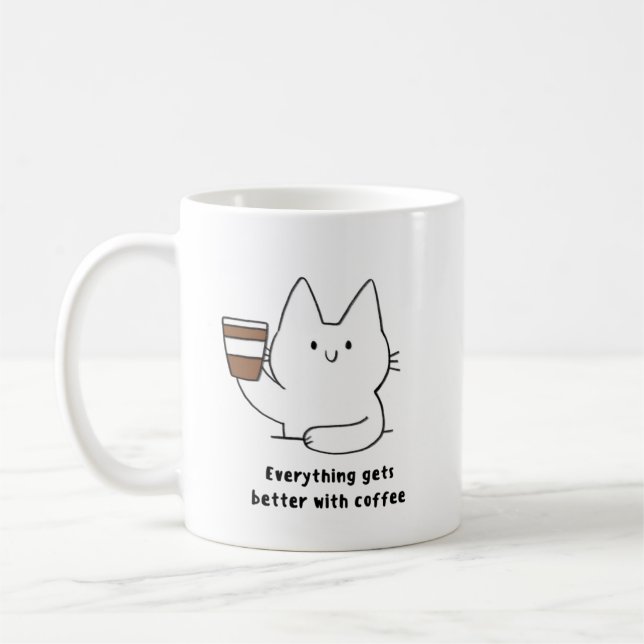 Mug de café moderne (Gauche)