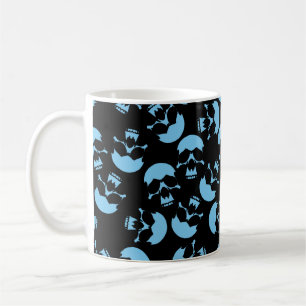 Mug de café Motif noir et bleu