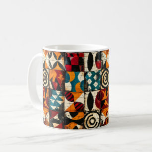 Mug de café Motif tribal africain