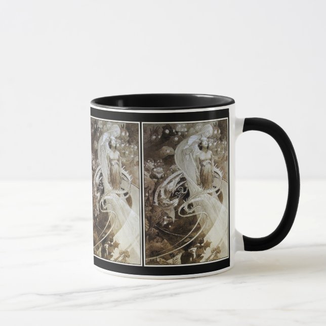 Mug de café : Mucha Illustration de Le Pater (Droite)