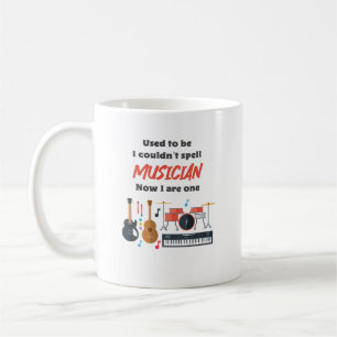 Mug de café musicien amusant