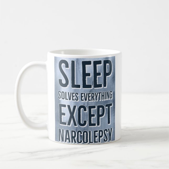 Mug de café Narcolepsie (Gauche)