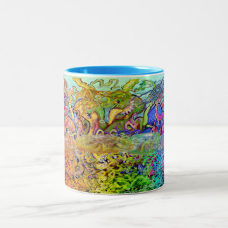 Mug de café octopi à deux tons