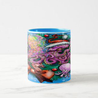 Mug de café octopi à deux tons