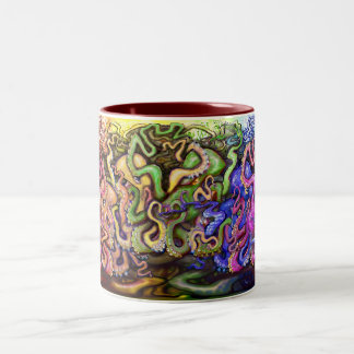 Mug de café octopi à deux tons