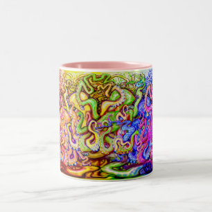 Mug de café octopi à deux tons