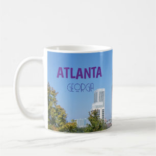 Mug de café panoramique d'Atlanta Georga en souven