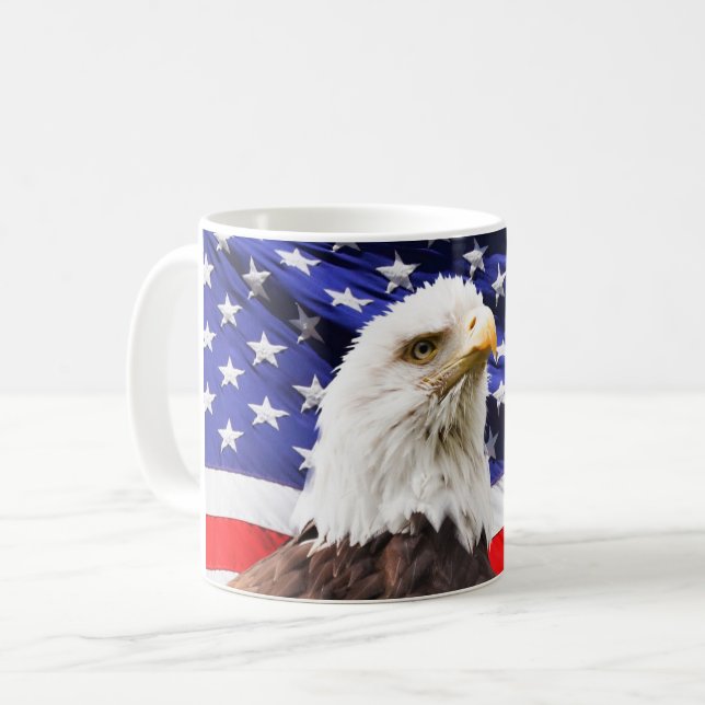 Mug de café patriotique (Devant gauche)