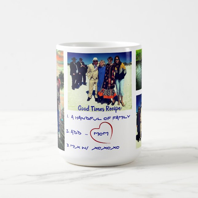 Mug de café personnalisable pour maman (ou papa) (Centre)