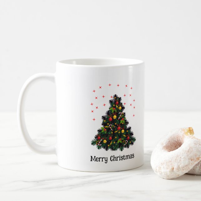 Mug de café personnalisable | Un cadeau parfait po (Avec donut)