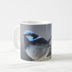 Mug de café personnalisé avec un Superb Fairywren