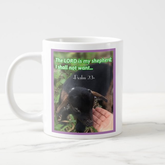 Mug De Café Personnalisé Avec Verset Inspirant (Gauche)