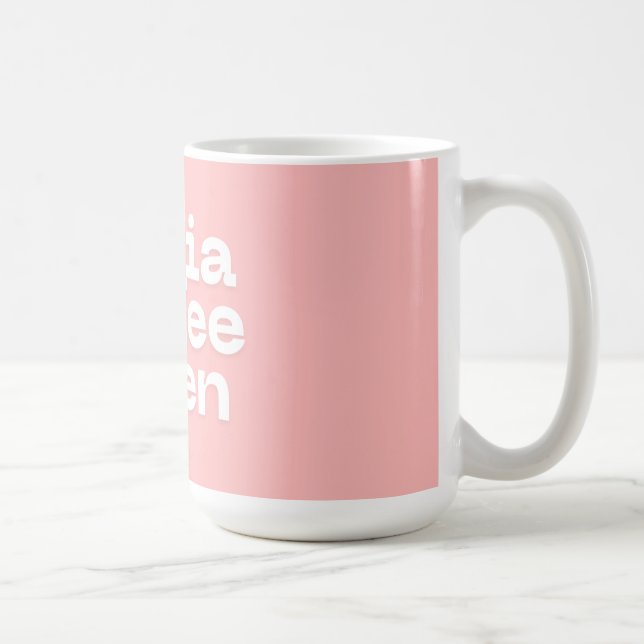 Mug de café personnalisé - Cadeau de nom personnal (Droite)