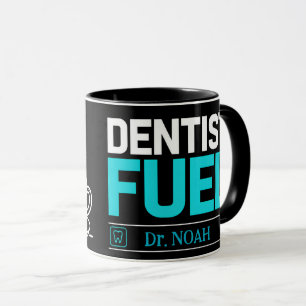 Mug de café personnalisé 'Carburant de Dentiste Am