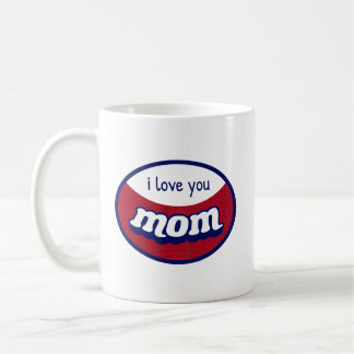 Mug de café personnalisé "Je t'aime maman"