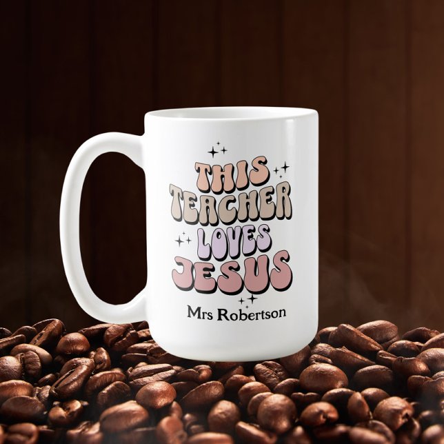 Mug de café personnalisé pour apprécier les enseig (Créateur téléchargé)