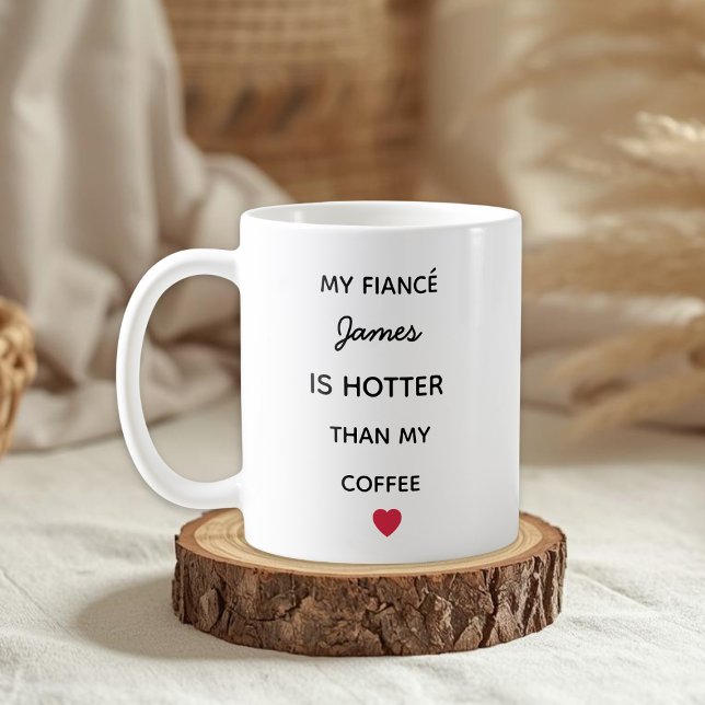 Mug de café personnalisé pour fiancé moderne (Créateur téléchargé)