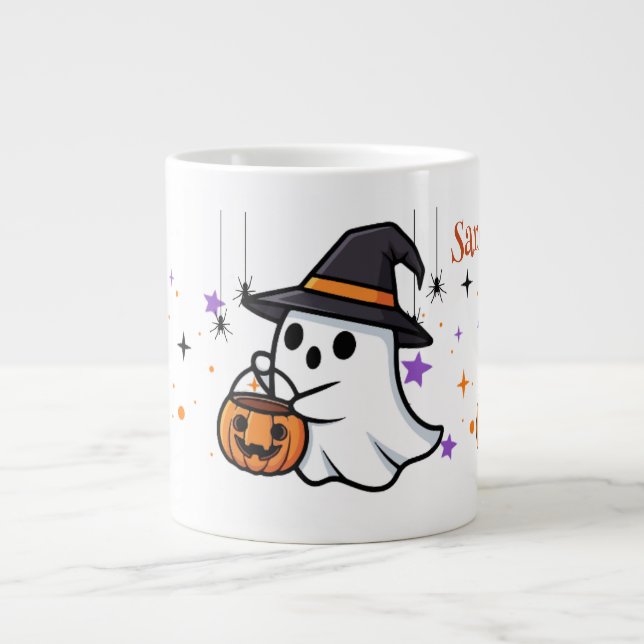 Mug de café personnalisé pour Halloween (Devant)