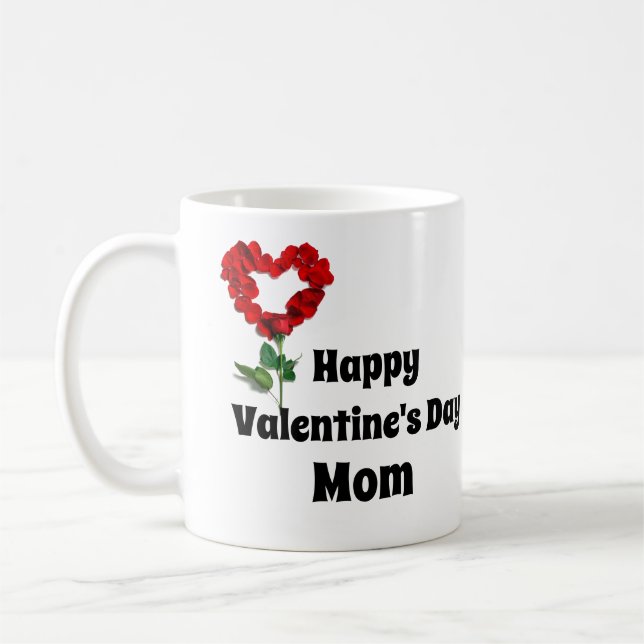 Mug de café personnalisé pour la Saint-Valentin (Gauche)