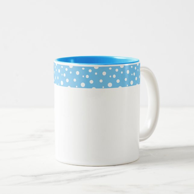 Mug de café pois (Devant droit)