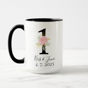 Mug de café pour 1er anniversaire de mariage Cadea