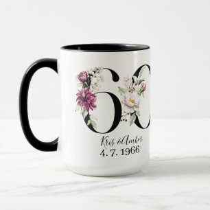 Mug de café pour le 60e anniversaire