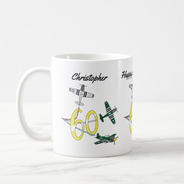 Mug de café pour les 60 ans de Mustangs (Gauche)