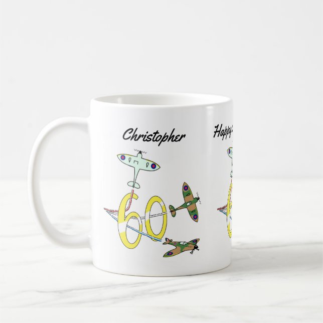 Mug de café pour les 60 ans de Spitfires (Gauche)