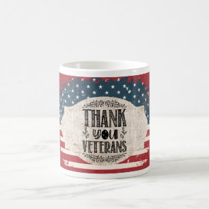 Mug de café pour vétérans Merci