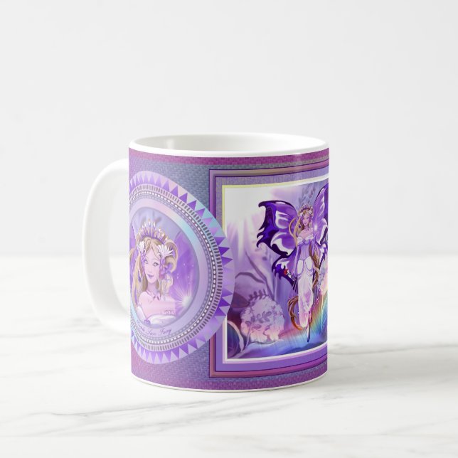 Mug de café purple Sun Fairy (Devant gauche)