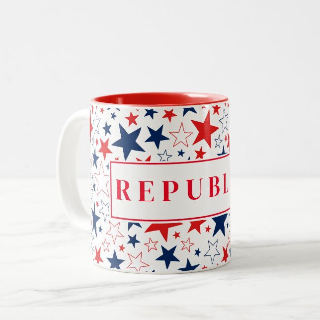 Mug de café républicain (Devant gauche)
