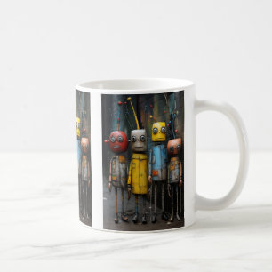 Mug de café robotique