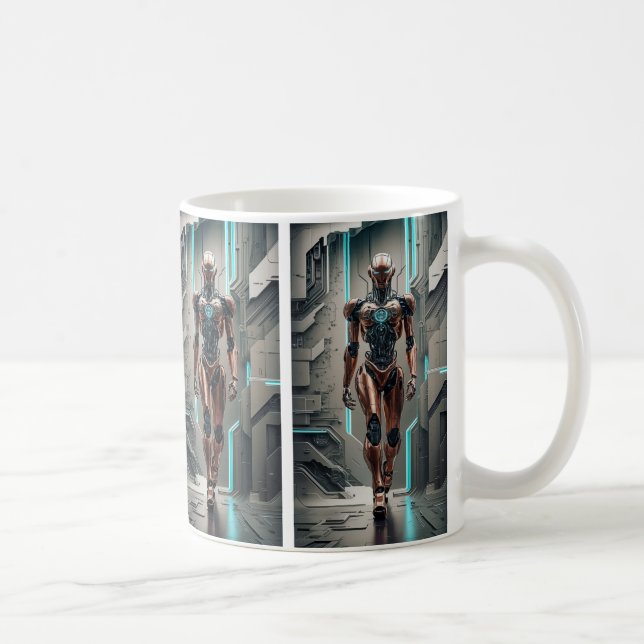 Mug de café robotique (Droite)
