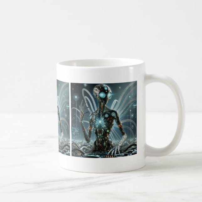 Mug de café robotique (Droite)