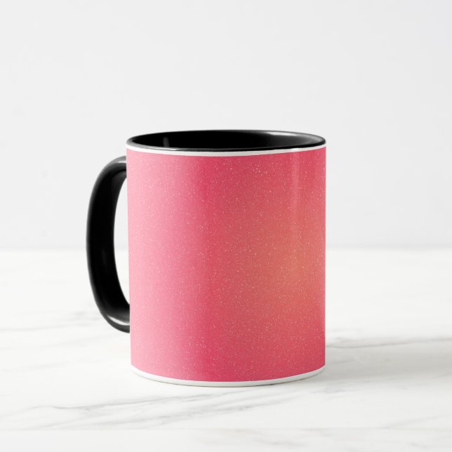 Mug de café rose pâle (Devant gauche)