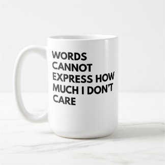 Mug de café sarcastique et drôle pour les travaill